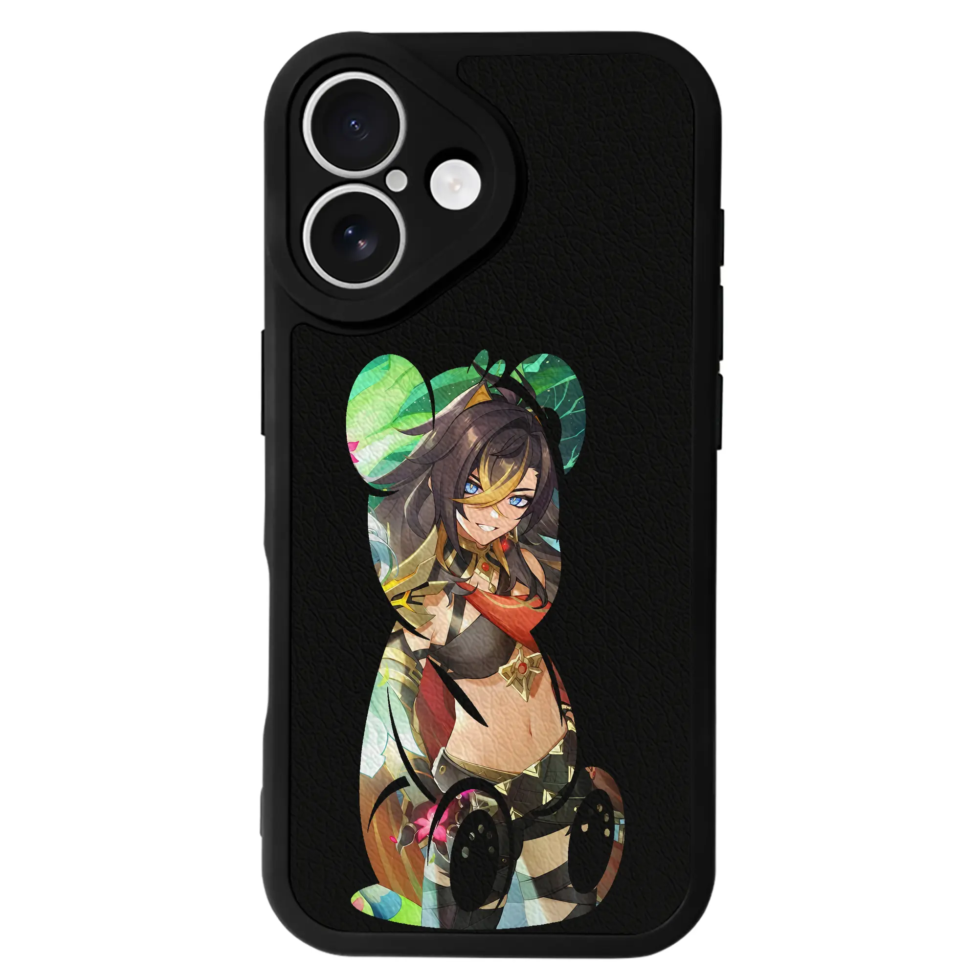 原 神 グッズ ディシア - IPhone 16シリーズ対応 ・ シリコンスマホケース ・ レザー調 ・ 高精度フィット ・ 耐衝撃 ・ ワイヤレス充電対応 ・ 精密カット